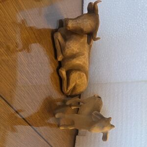 Willow Tree Brown Canine Sculpture Art